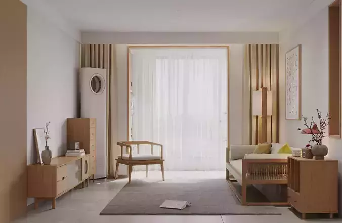 japanese living room dining room interior scenes 08