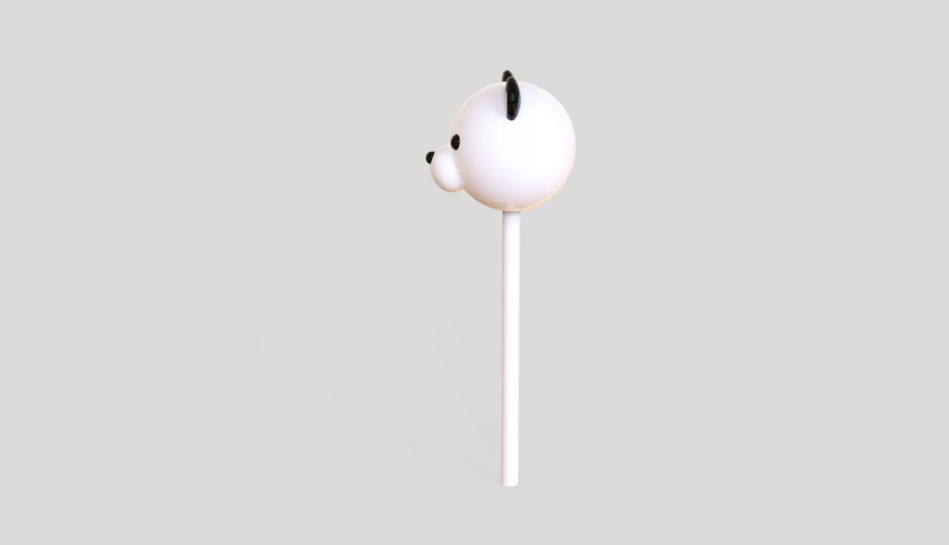 Panda Sweet Lollipops Low-poly 3D model_2