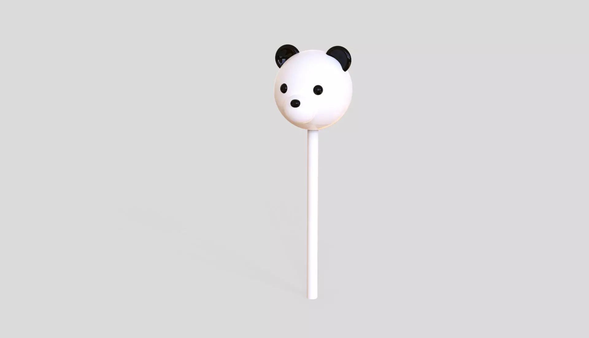 Panda Sweet Lollipops Low-poly 3D model_1