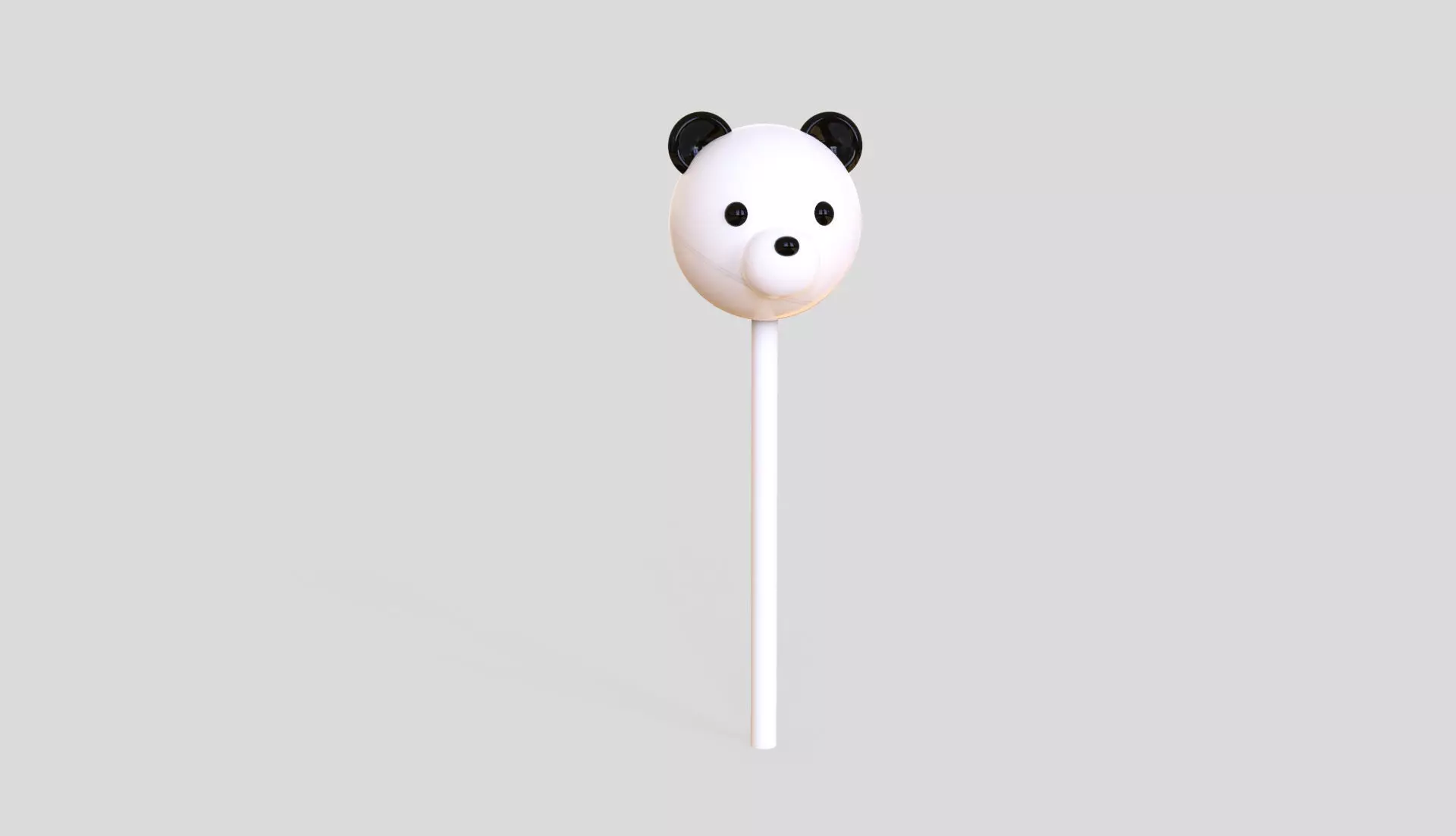 Panda Sweet Lollipops Low-poly 3D model_0