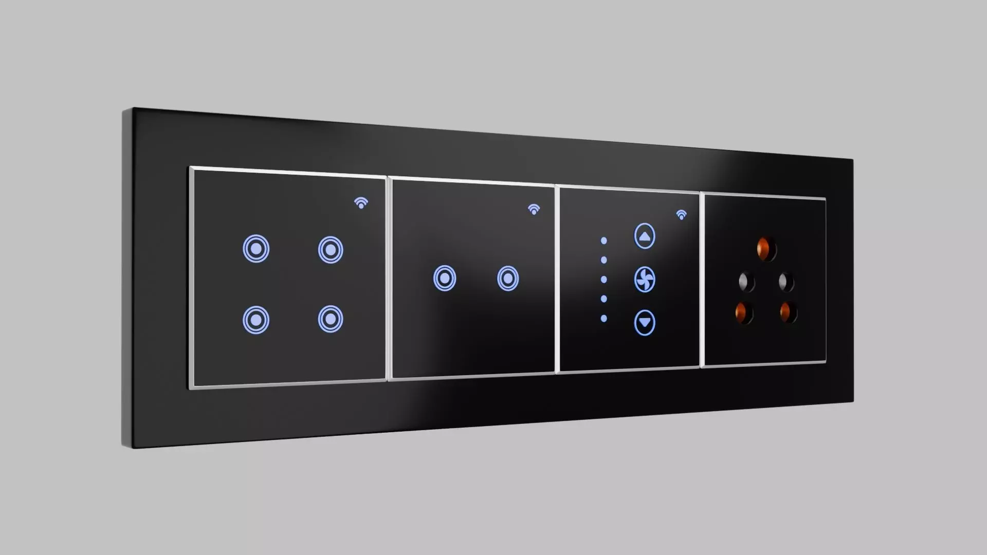Eight Module Plate Design 3D print model_1