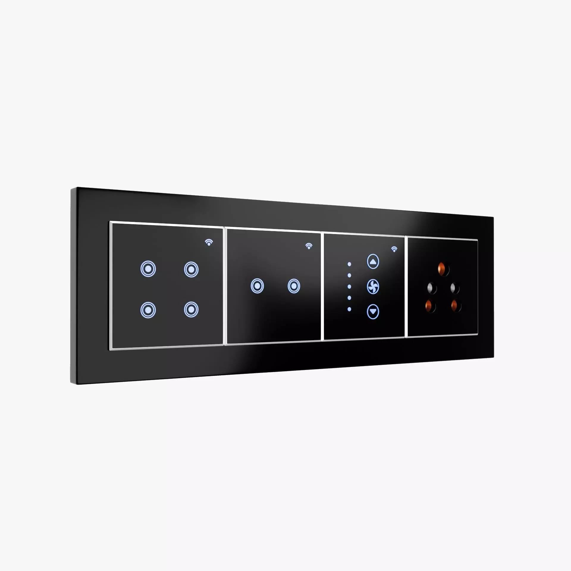 Eight Module Plate Design 3D print model_0