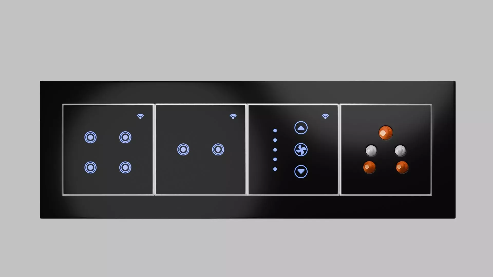 Eight Module Plate Design 3D print model_2