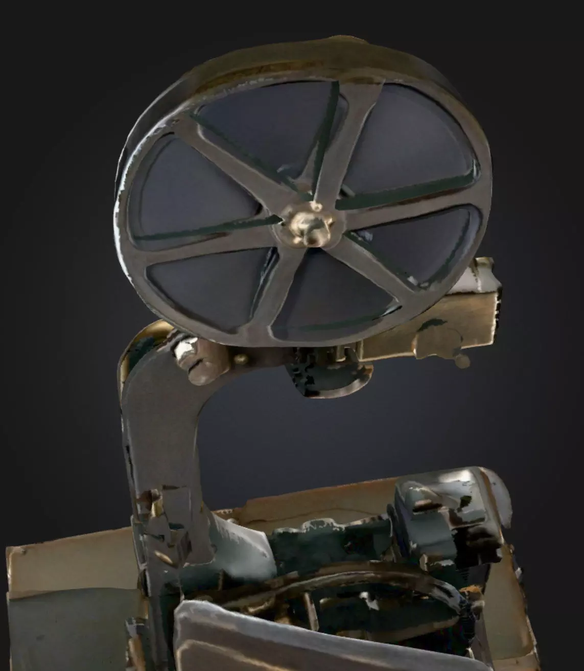 Industrial Midsaw Bandsaw 3D Model High Detail Realistic 3D model_15