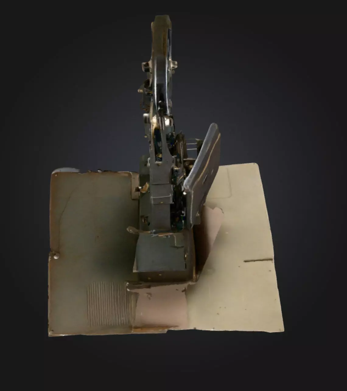 Industrial Midsaw Bandsaw 3D Model High Detail Realistic 3D model_10