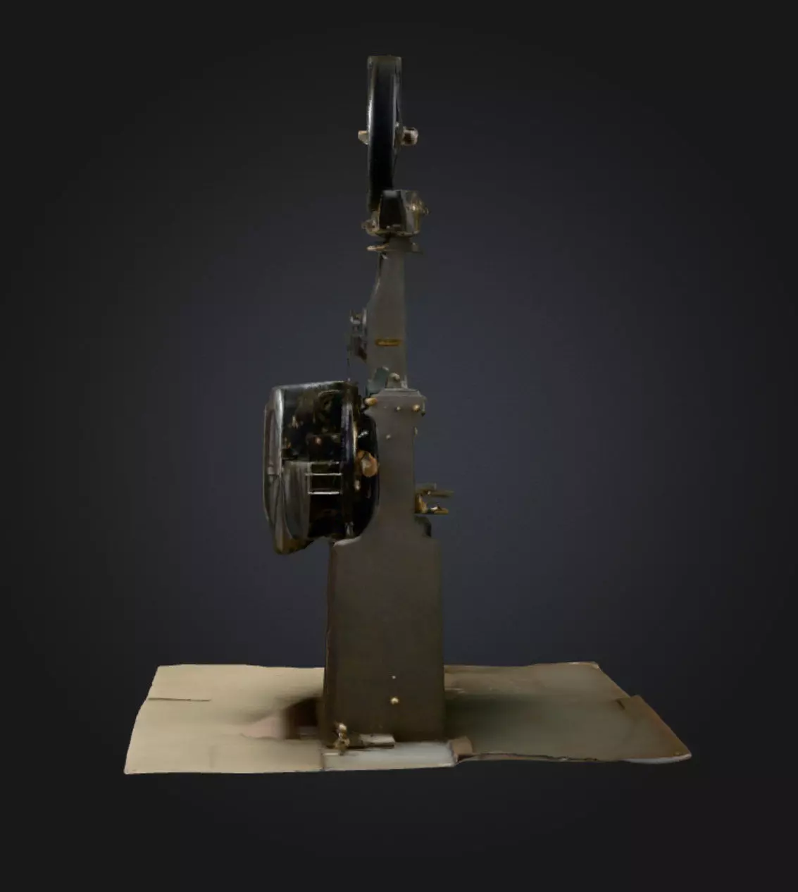 Industrial Midsaw Bandsaw 3D Model High Detail Realistic 3D model_1