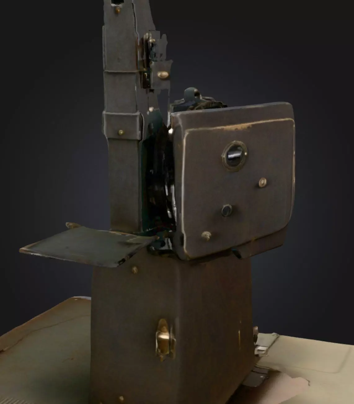 Industrial Midsaw Bandsaw 3D Model High Detail Realistic 3D model_14