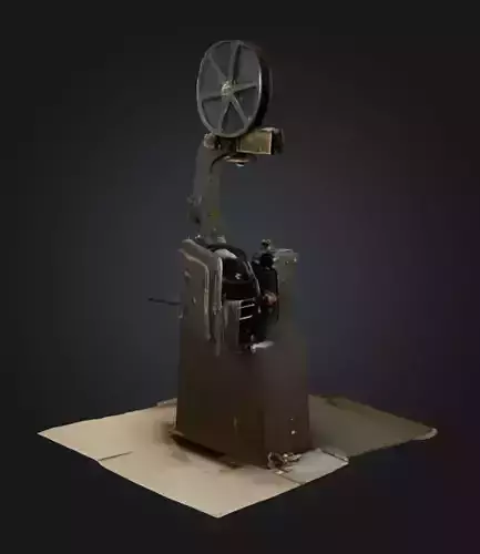 Industrial Midsaw Bandsaw 3D Model High Detail Realistic 3D model Industrial Midsaw Bandsaw 3D Model High Detail Realistic 3D model