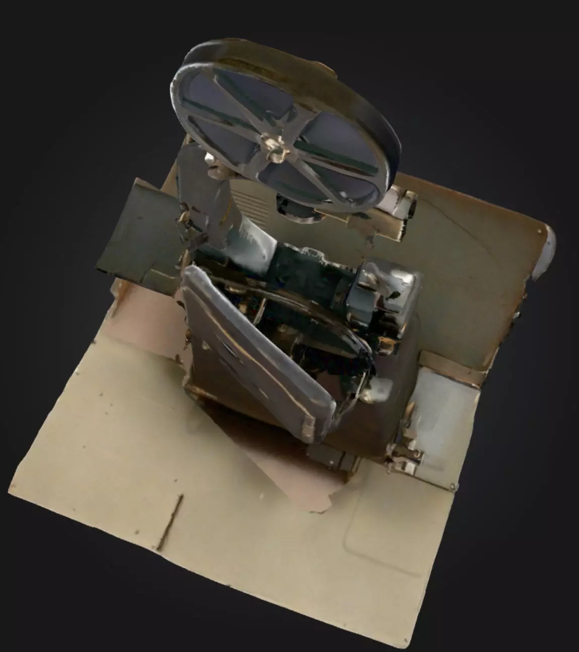 Industrial Midsaw Bandsaw 3D Model High Detail Realistic 3D model_12