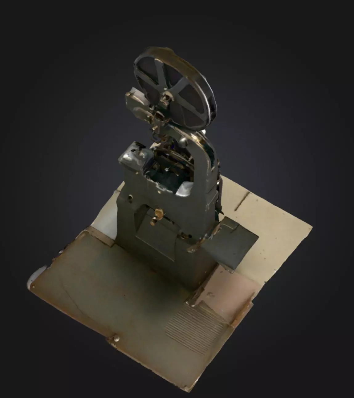 Industrial Midsaw Bandsaw 3D Model High Detail Realistic 3D model_6