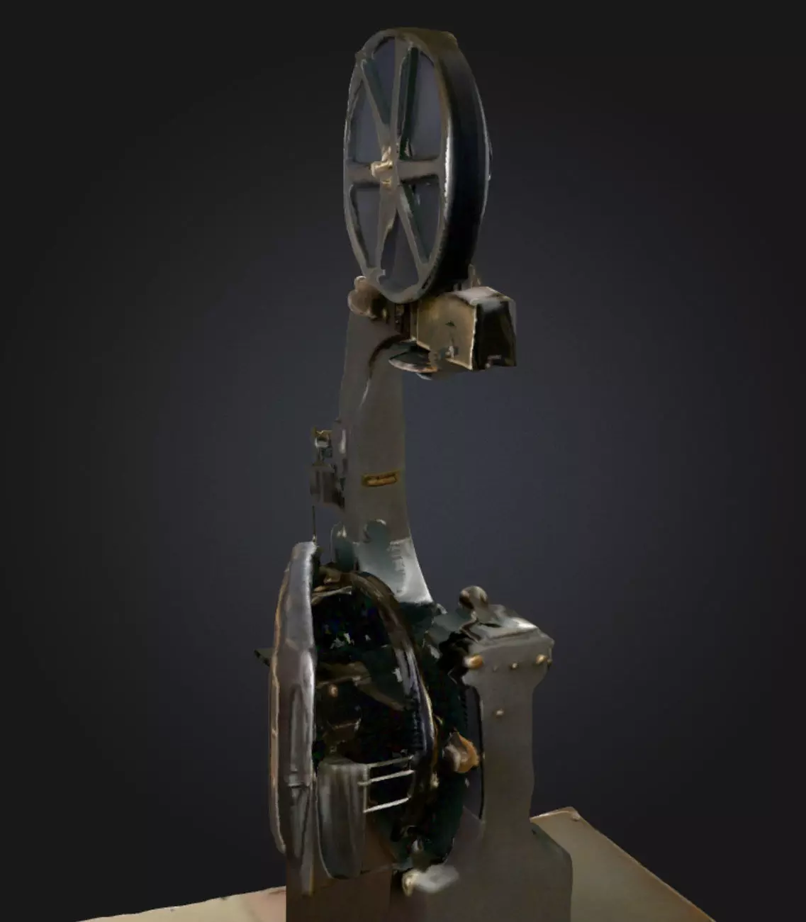 Industrial Midsaw Bandsaw 3D Model High Detail Realistic 3D model_7