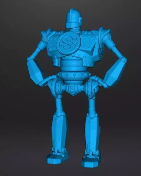 IRON GIANT MECH ROBOT MINIATURE MODEL FOR GAMES RPG DND 3D print model_12