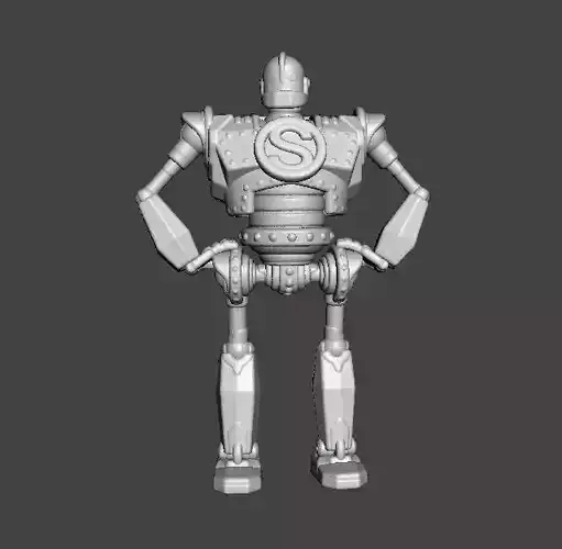 IRON GIANT MECH ROBOT MINIATURE MODEL FOR GAMES RPG DND 3D print model