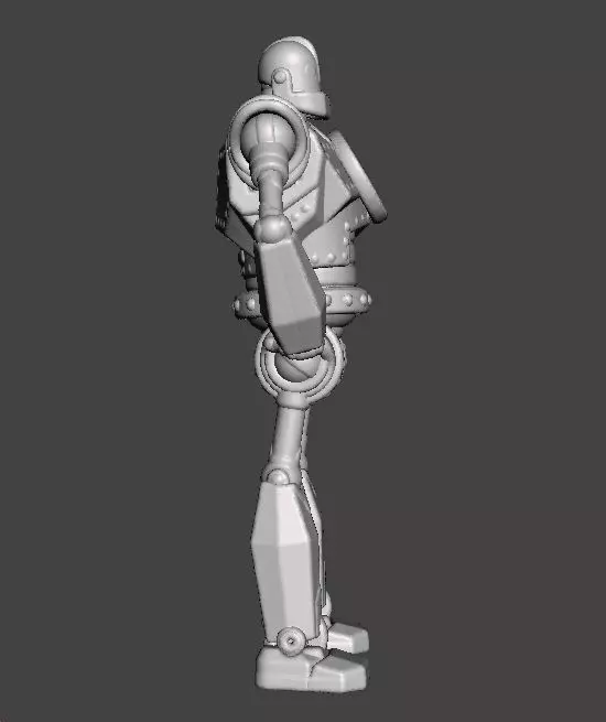 IRON GIANT MECH ROBOT MINIATURE MODEL FOR GAMES RPG DND 3D print model_6