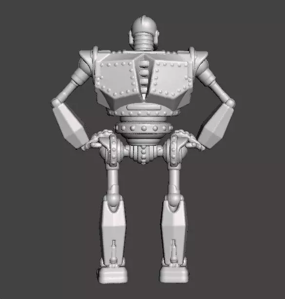 IRON GIANT MECH ROBOT MINIATURE MODEL FOR GAMES RPG DND 3D print model_7