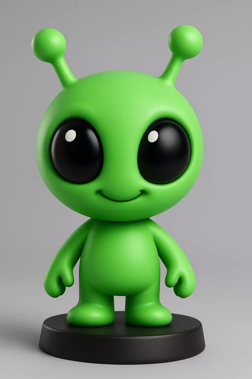 Kawaii Alien 3d Model 3D print model_1