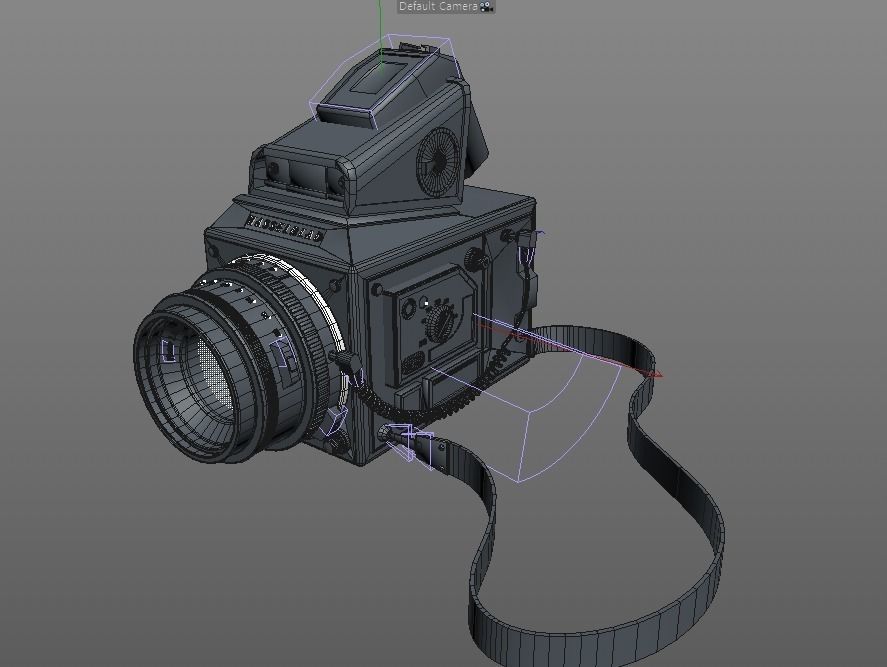 Hasselblad Camera Model Free 3D model_0