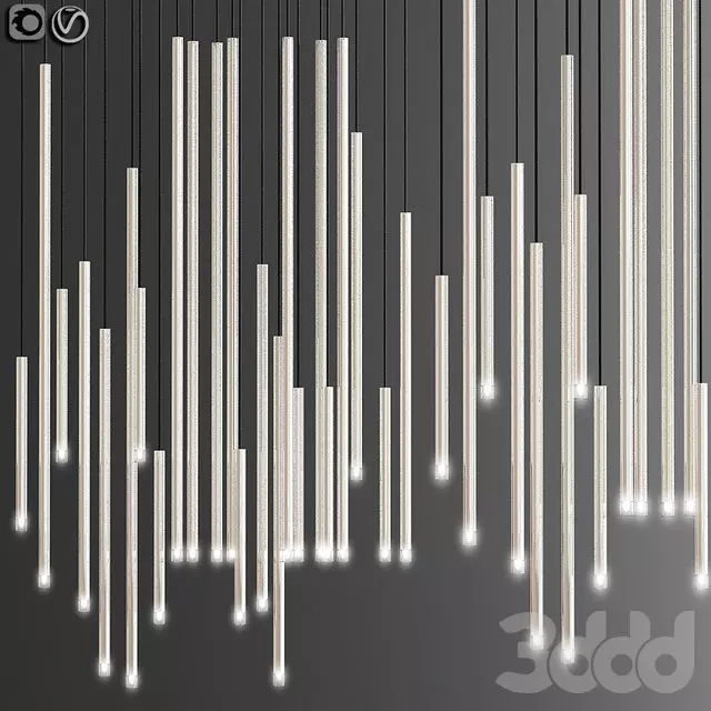 modern linear designn 3D model_0