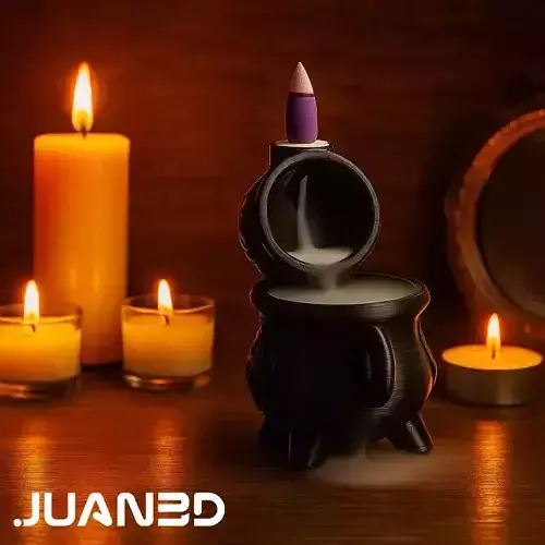 INCENSE BURNER CAULDRON 3D print model