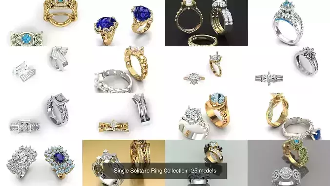 Single Solitaire Ring Collection