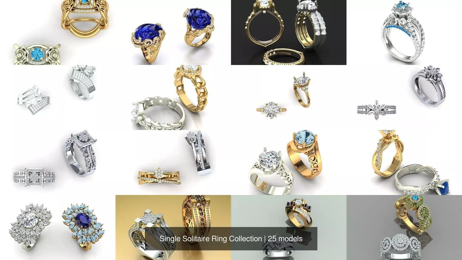 Single Solitaire Ring Collection _2