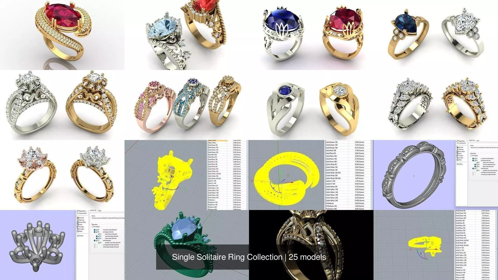 Single Solitaire Ring Collection _6