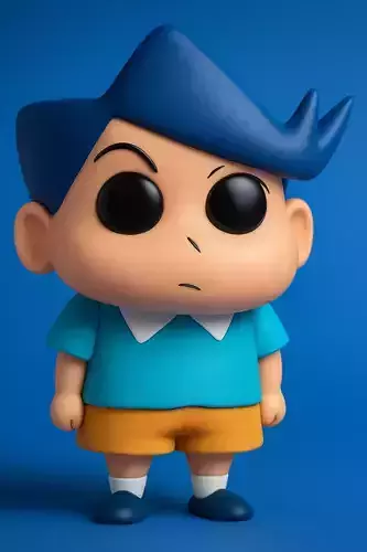 Kazama - Shinchan 3d model 3D print model