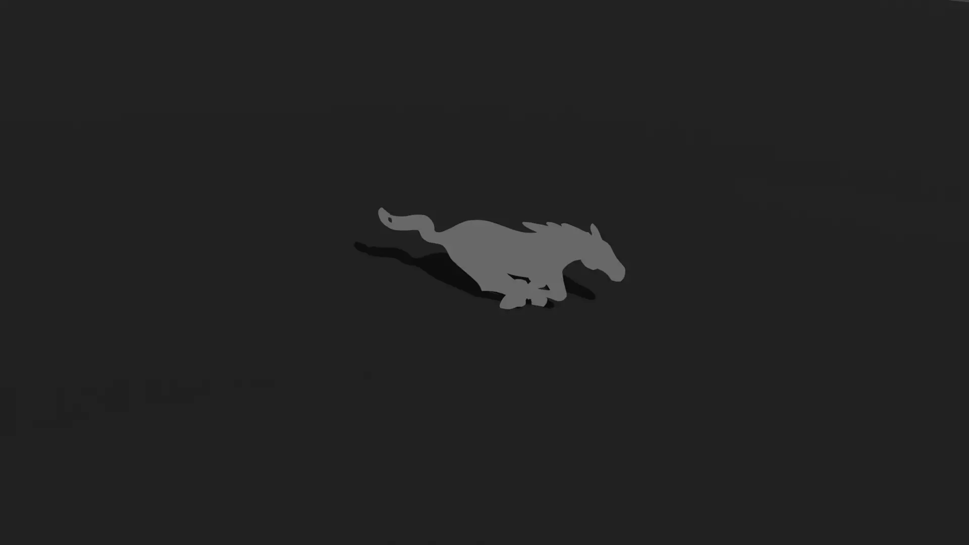 Ford Mustang Horse Icon Fan Art 3D print model