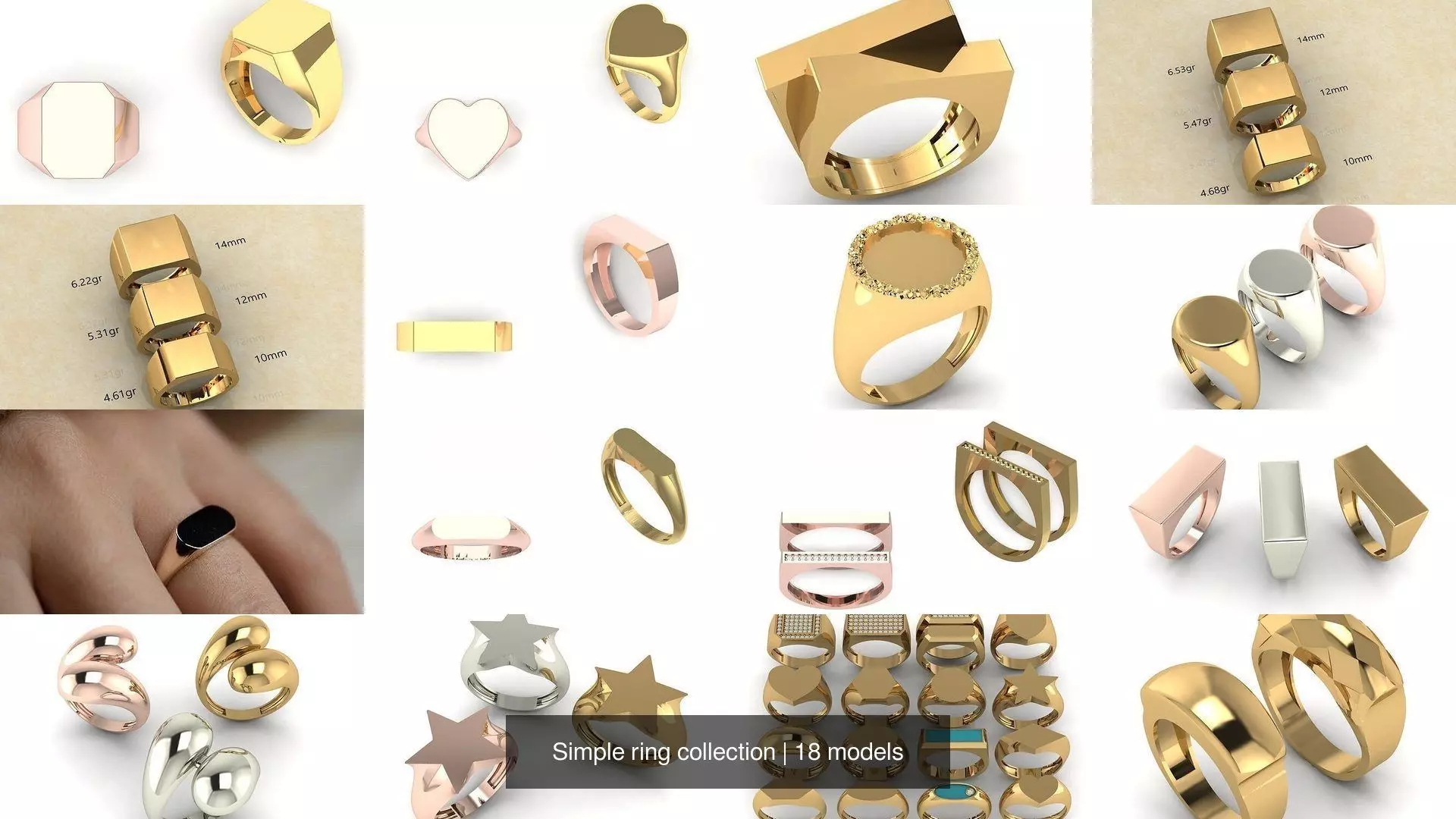 Simple ring collection _2