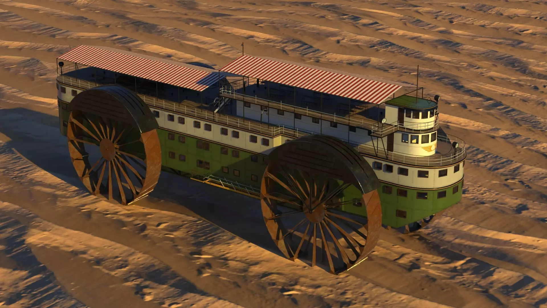 Ship of the desert 3D model_2