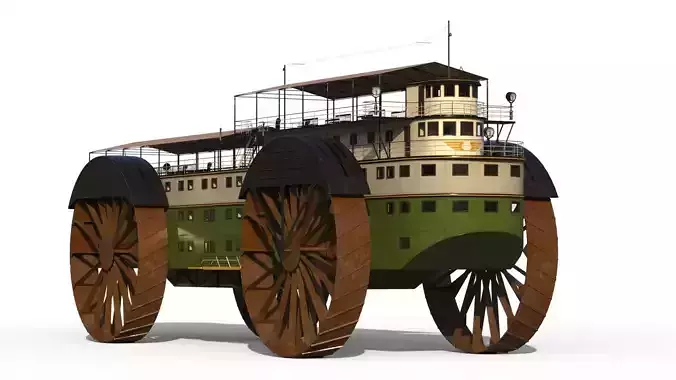 Ship of the desert 3D model