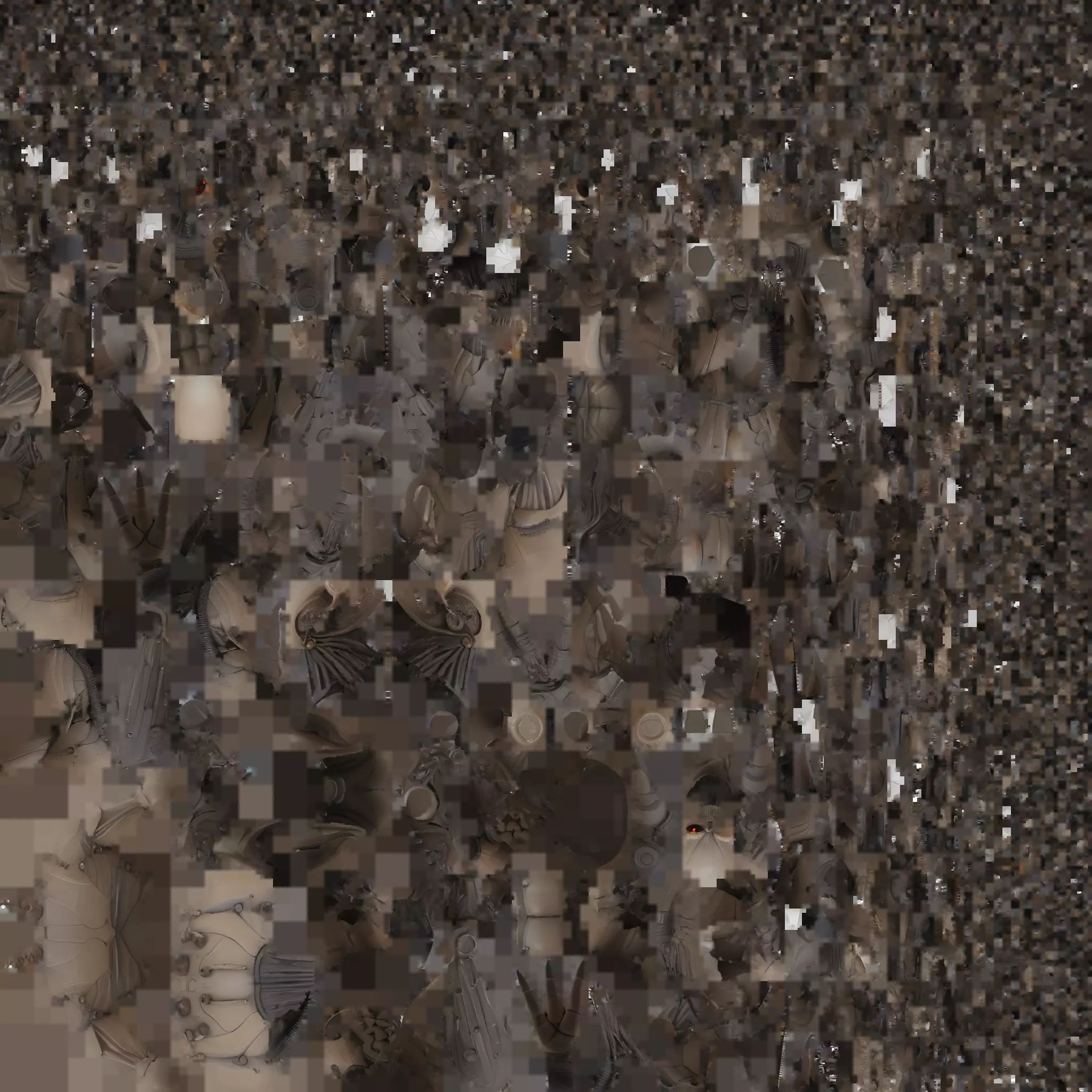 Post-apocalyptic mutant boss 3D model_1