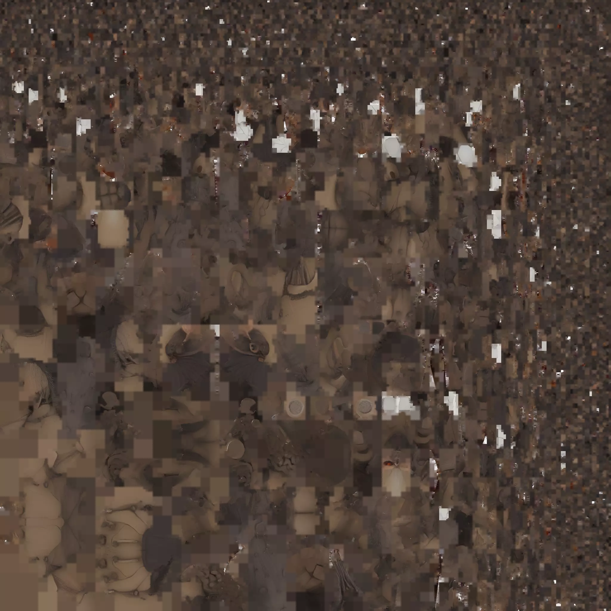 Post-apocalyptic mutant boss 3D model_2