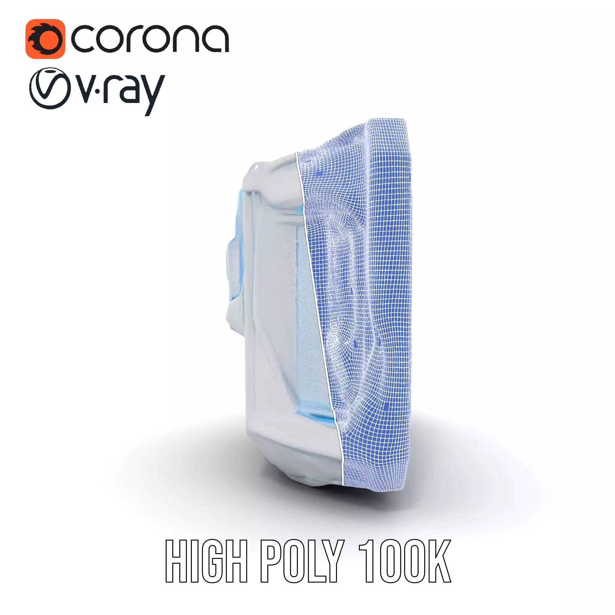 Futuristic Control Panel Model Pack with LED Display Low-poly 3D model_34