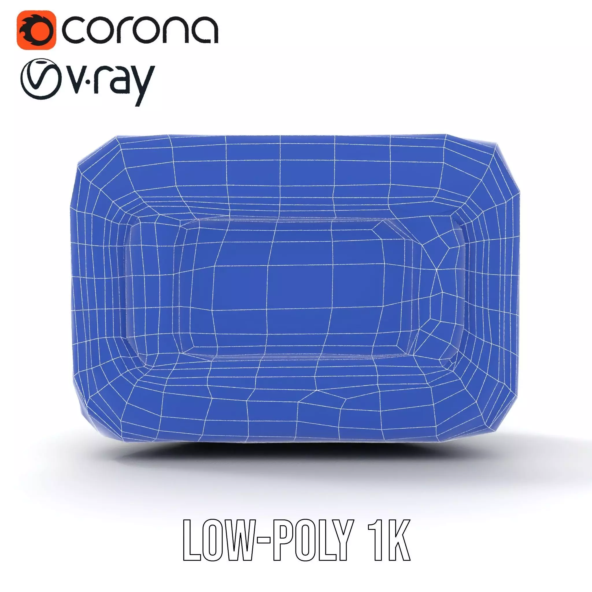 Futuristic Control Panel Model Pack with LED Display Low-poly 3D model_29