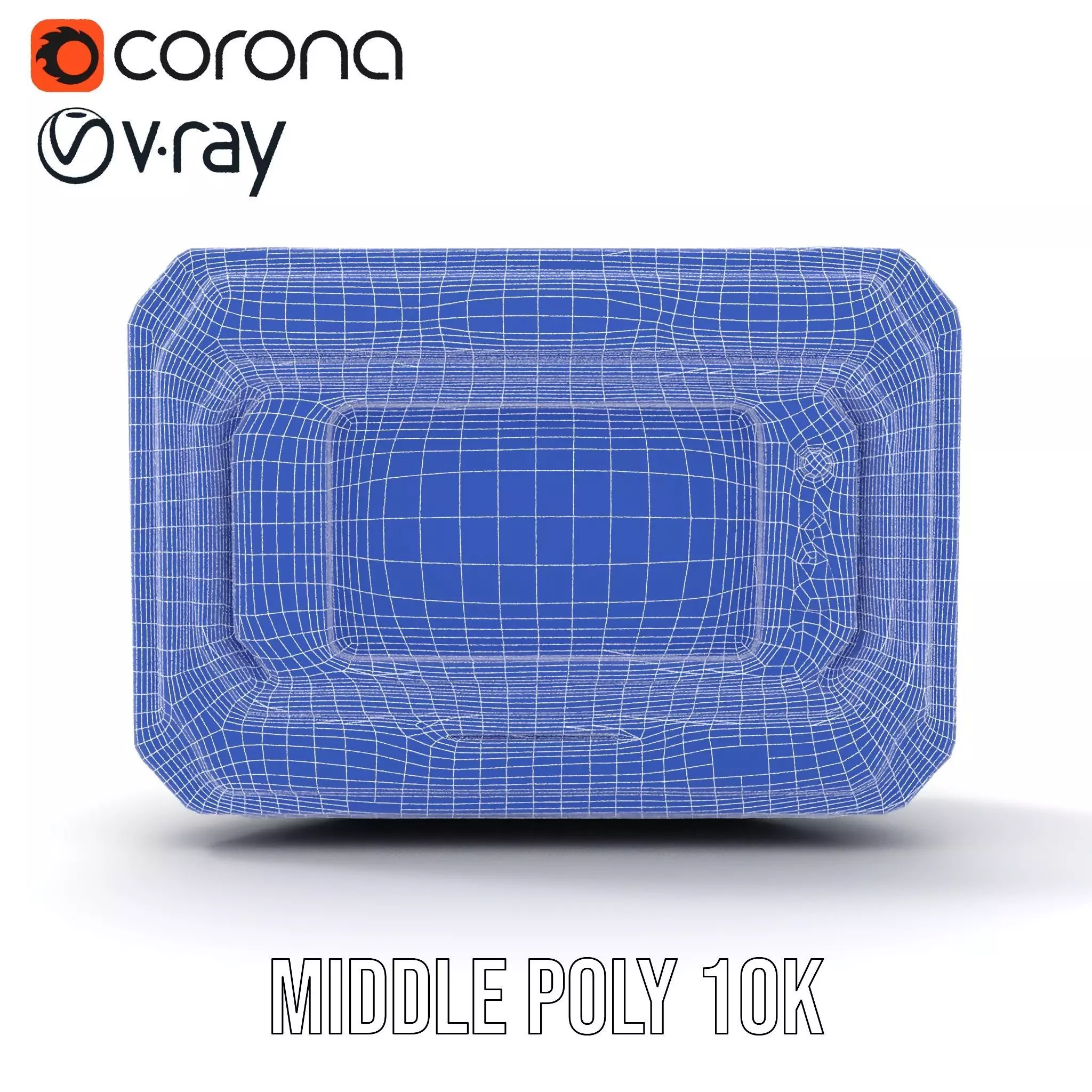 Futuristic Control Panel Model Pack with LED Display Low-poly 3D model_23