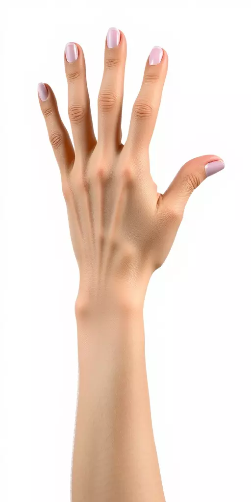 Realistic Hand Model Pack with Textured Skin Low-poly 3D model_3