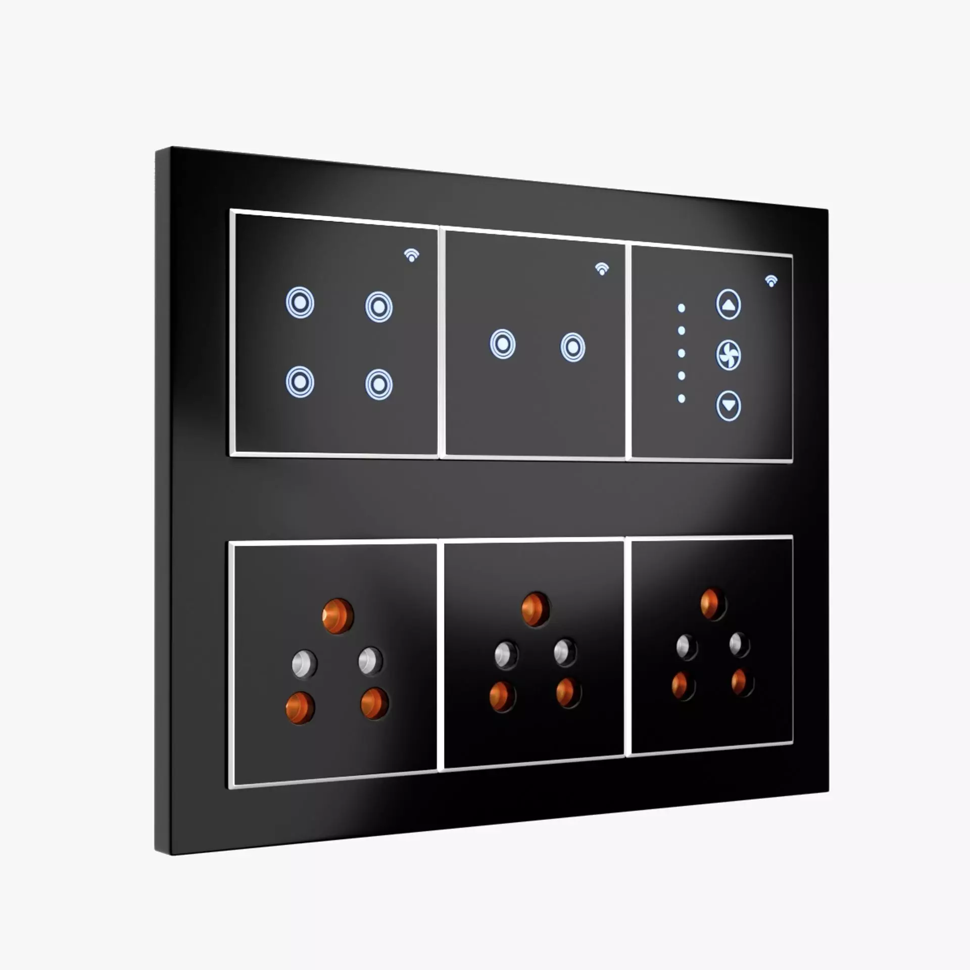 Twelve Module Plate Design 3D print model_0