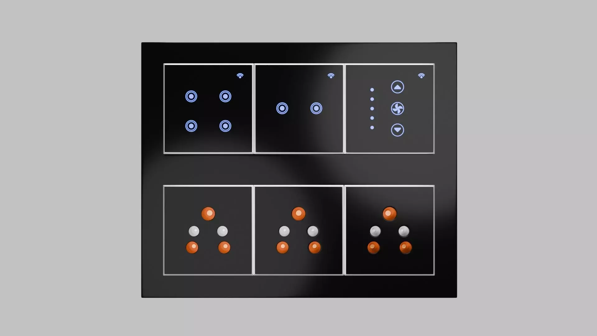 Twelve Module Plate Design 3D print model_2