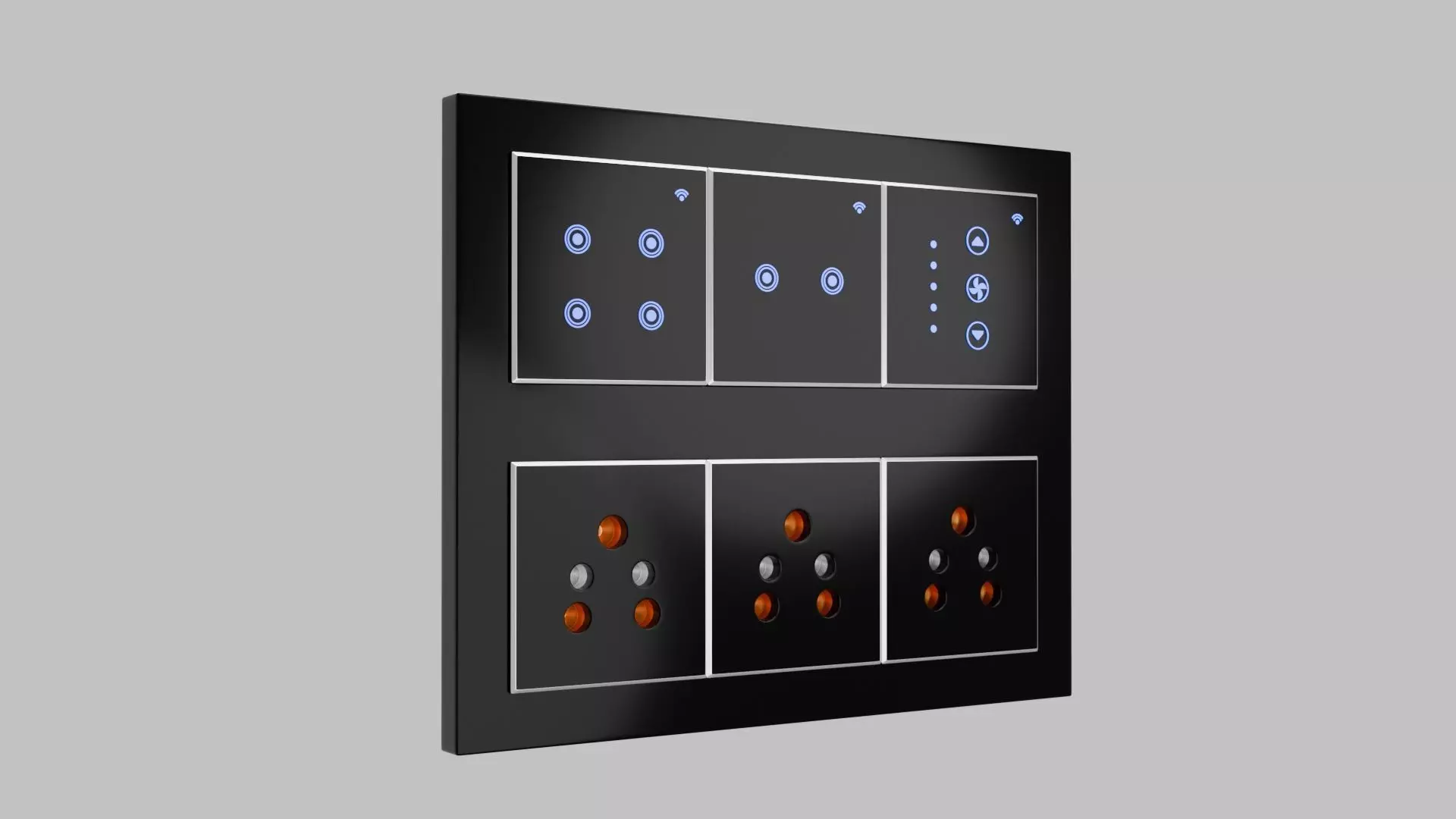 Twelve Module Plate Design 3D print model_1