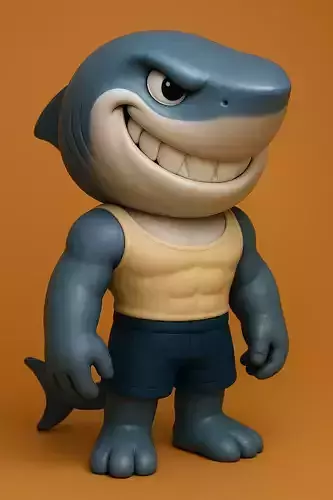 King Shark - The Suicide Squad 3d Model