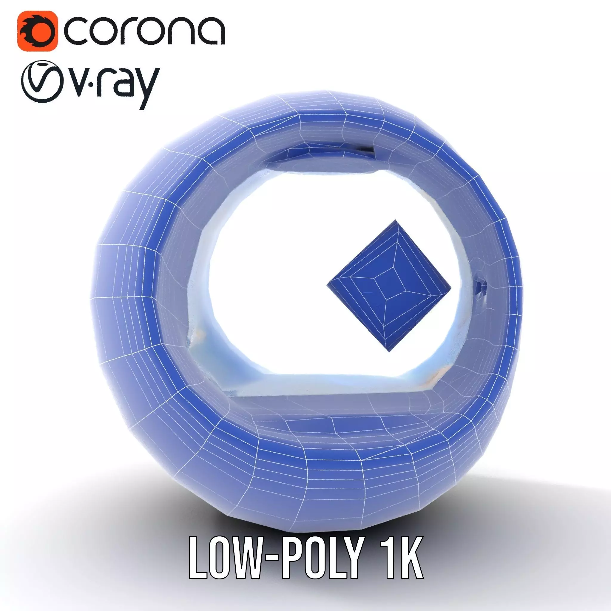 Futuristic Sphere Robot Model Pack Low-poly 3D model_29