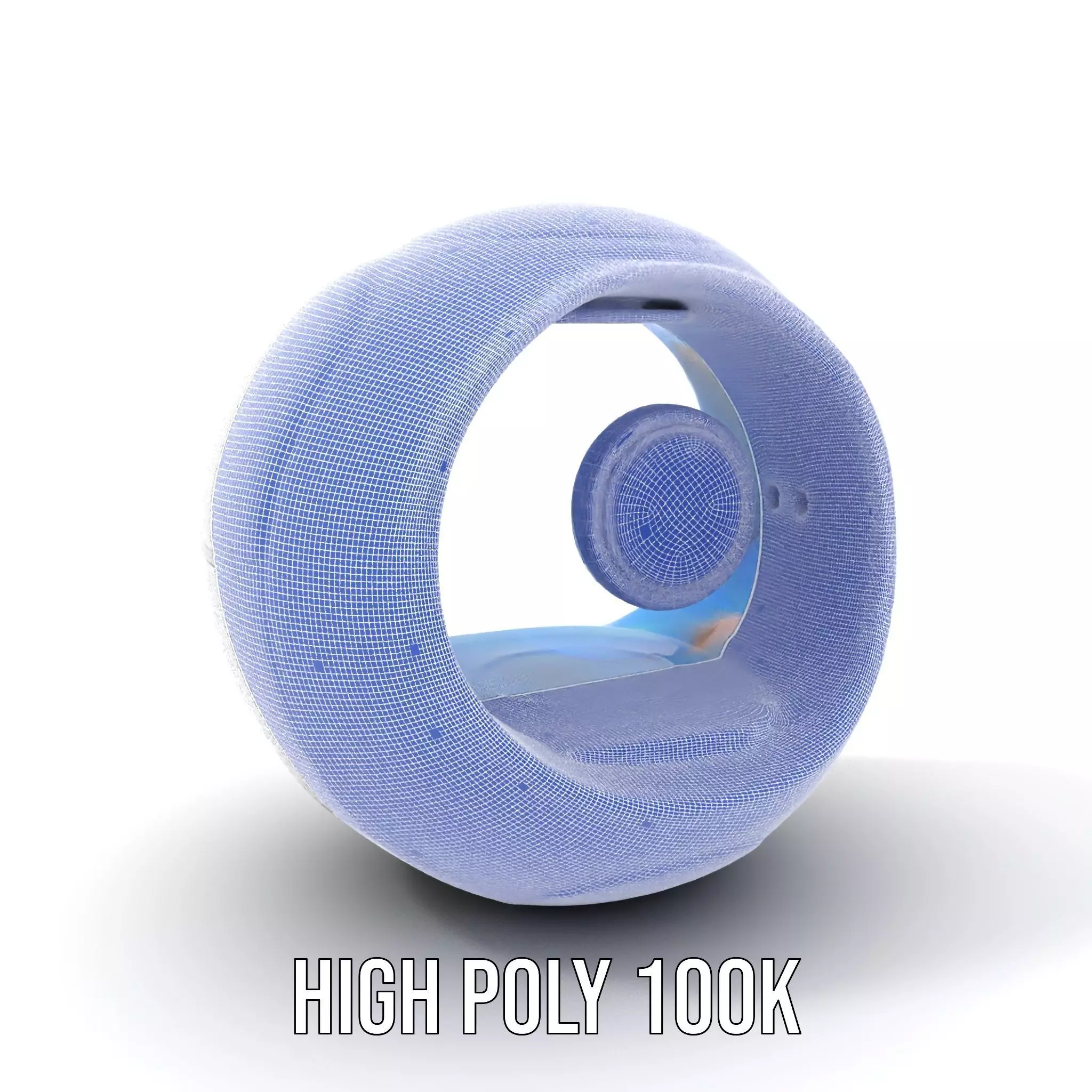 Futuristic Sphere Robot Model Pack Low-poly 3D model_5