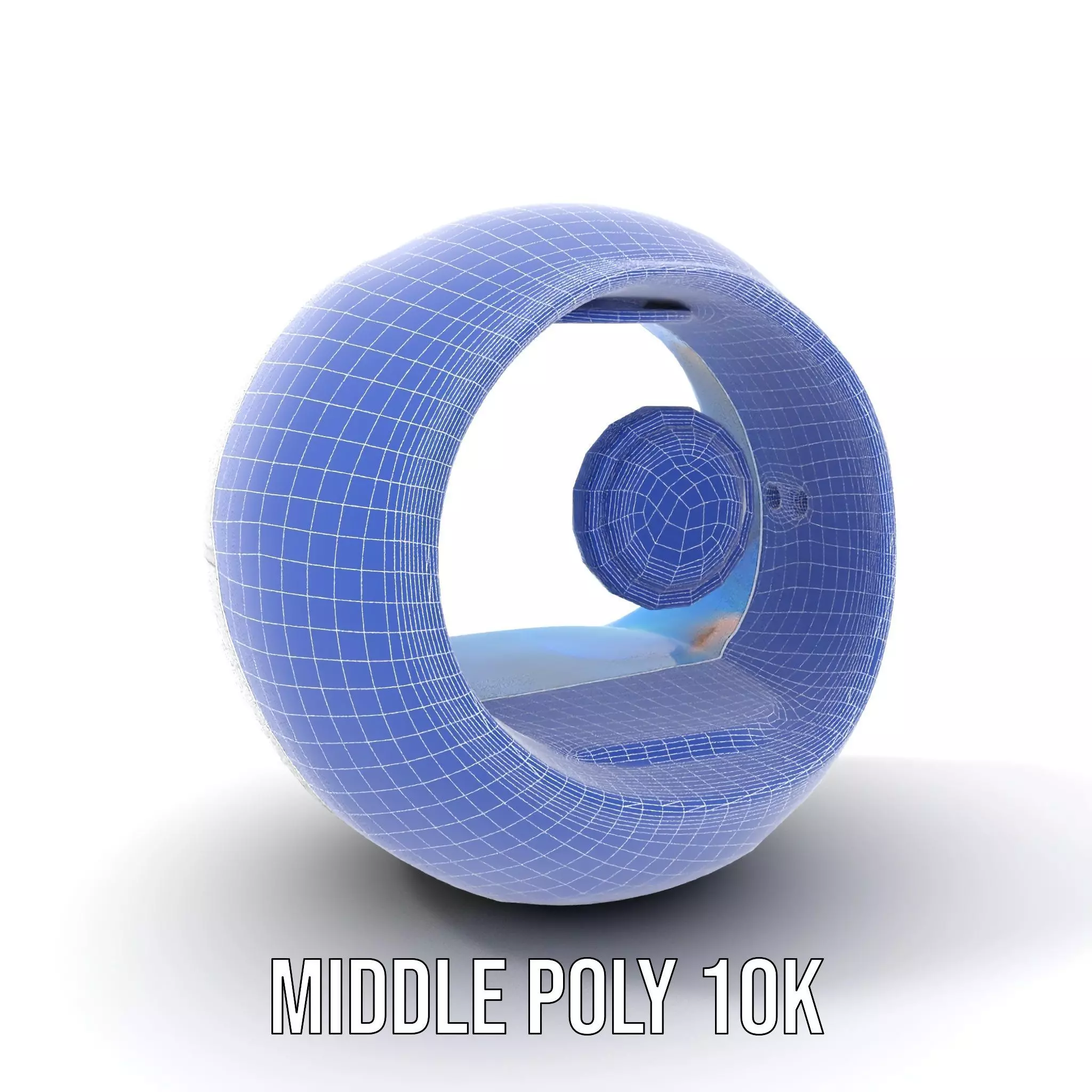 Futuristic Sphere Robot Model Pack Low-poly 3D model_16