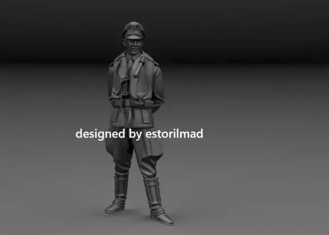 WW2 GERMAN LUFTWAFFE PILOT v5 3D print model