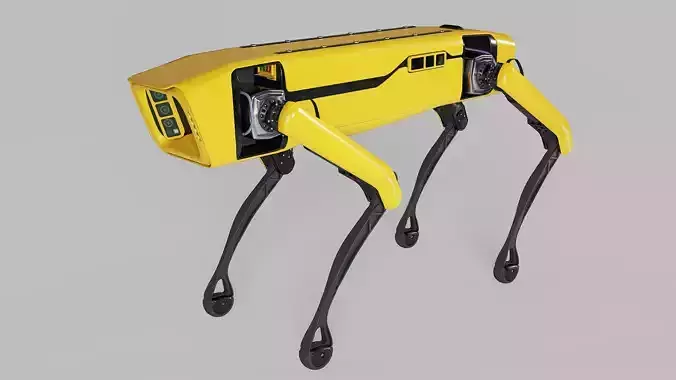 Realistic Quadruped Robot Dog