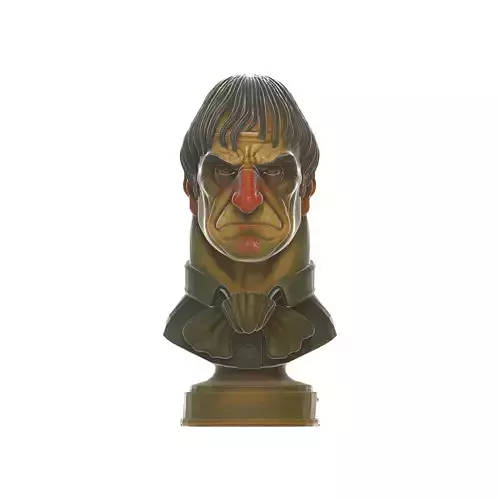 Uncle Lucius Bust Haunted Mansion Character Sculpture 3D print model