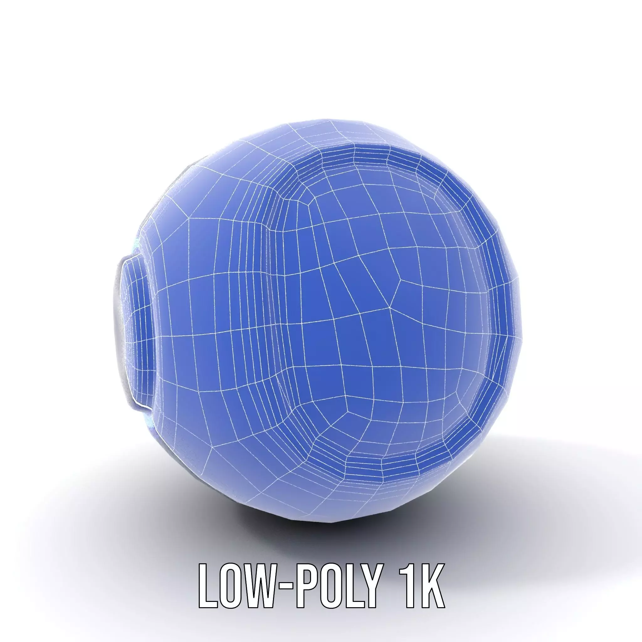 Futuristic Holographic Sphere Model Pack Low-poly 3D model_15