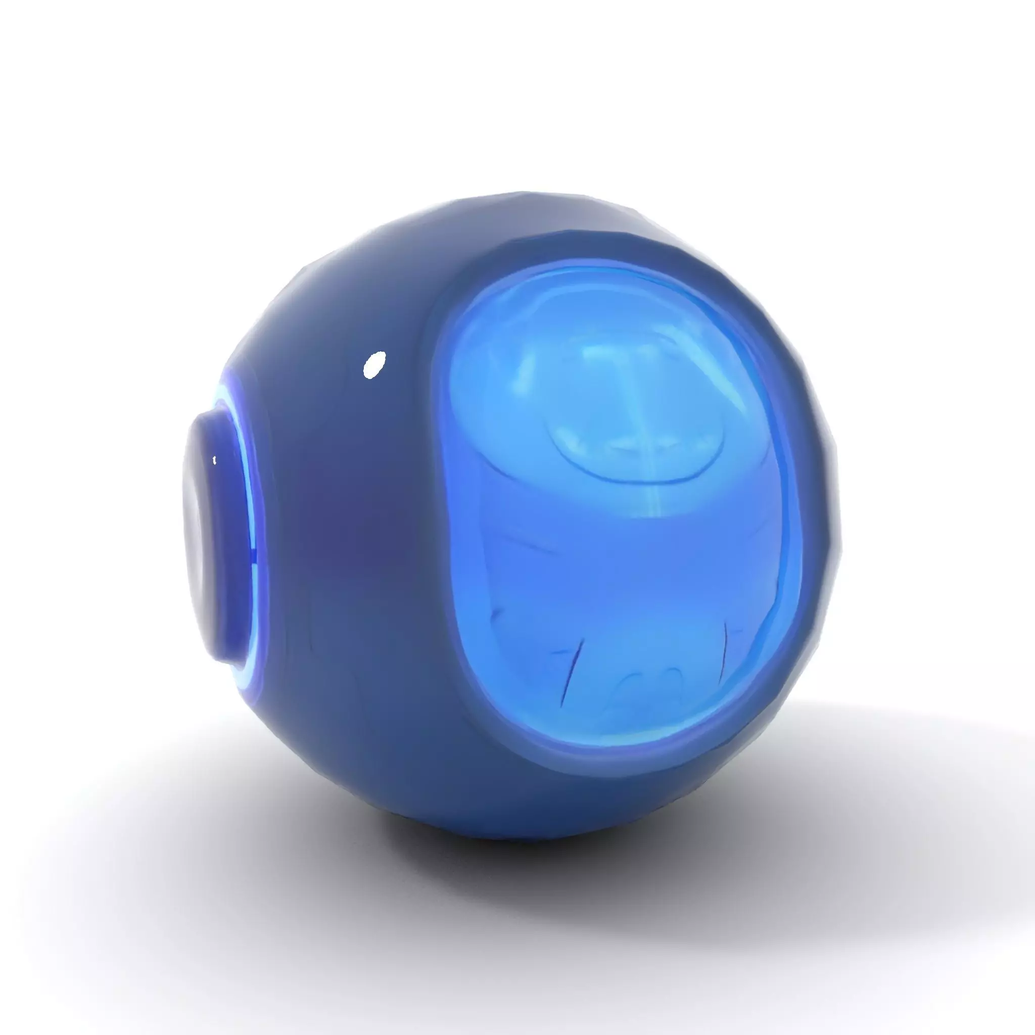 Futuristic Holographic Sphere Model Pack Low-poly 3D model_10