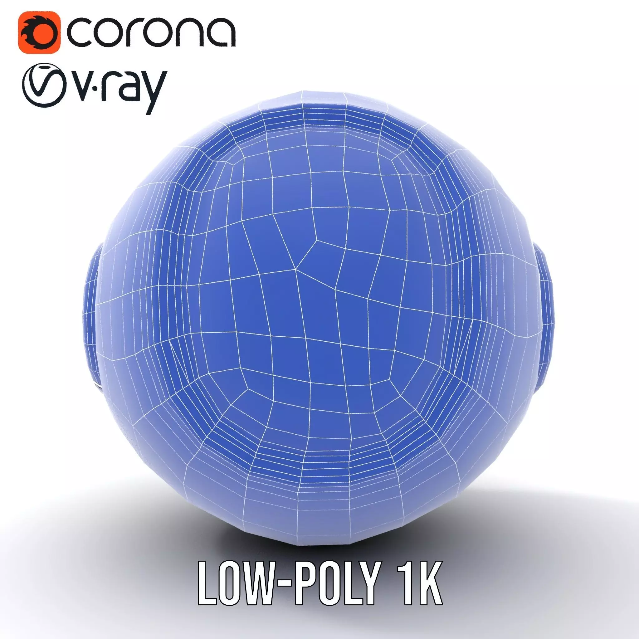 Futuristic Holographic Sphere Model Pack Low-poly 3D model_8